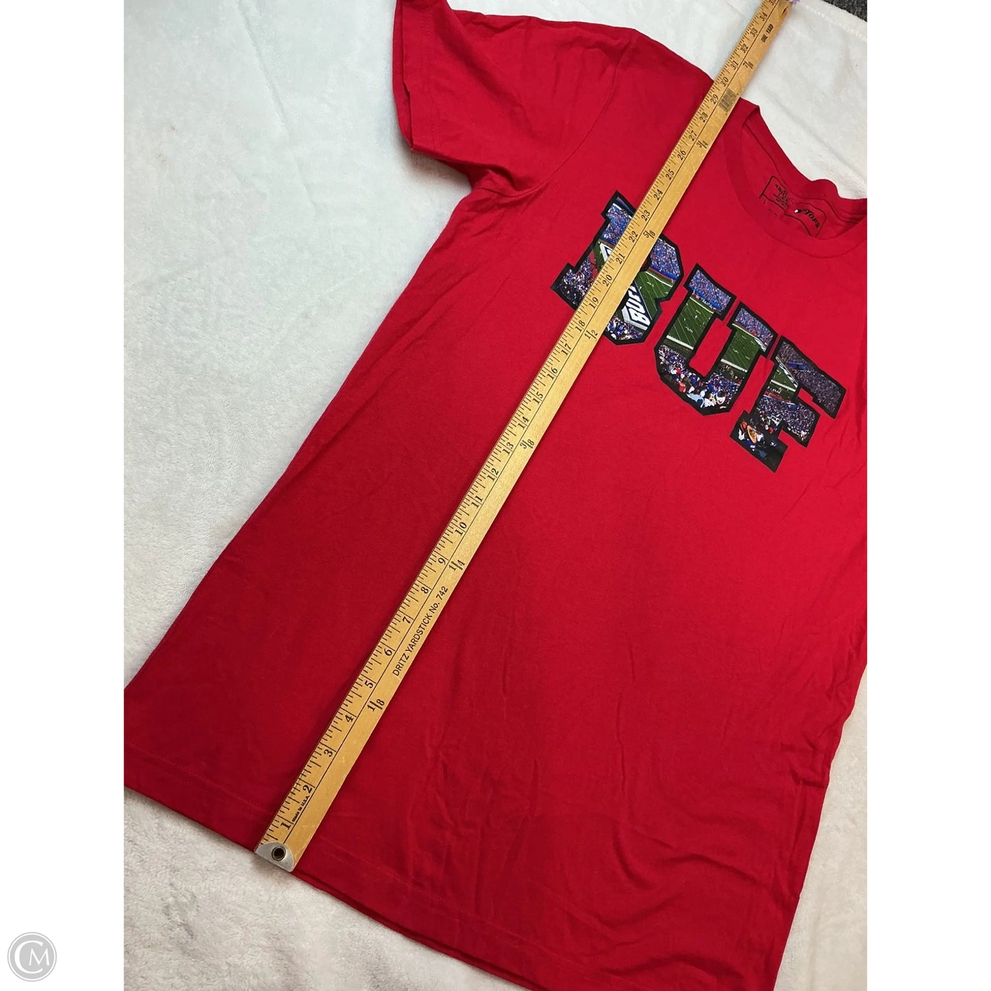 Athletic Top Short Sleeve By Clothes Mentor In Red, Size: L