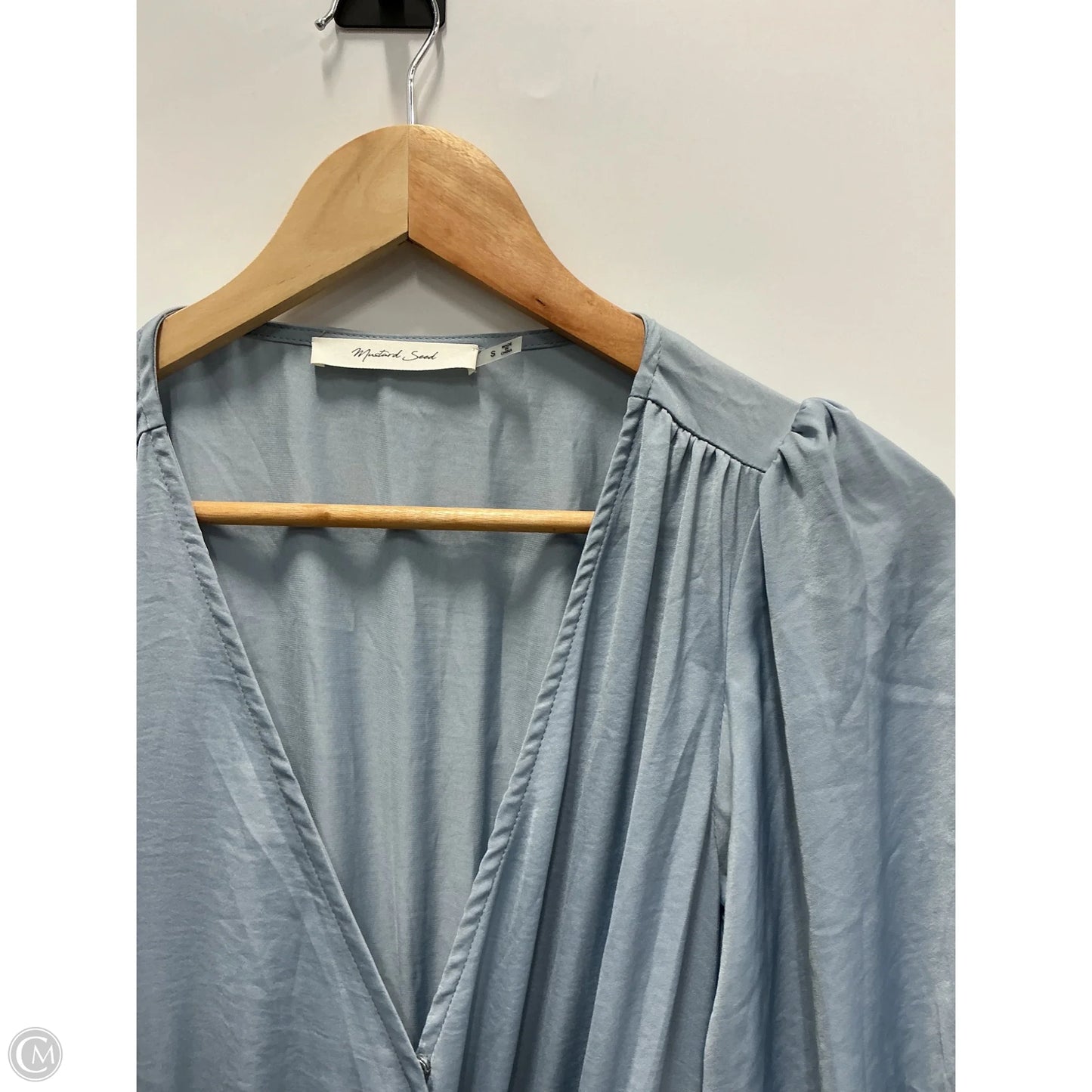 Dress Casual Midi By Mustard Seed In Blue, Size: S