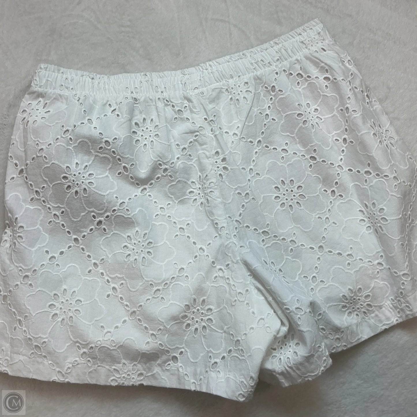 Shorts Designer By Lilly Pulitzer In White, Size: M