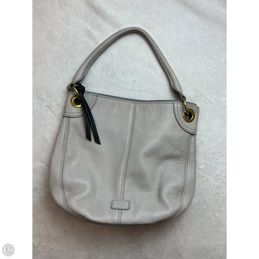 Handbag Leather By Fossil, Size: Small