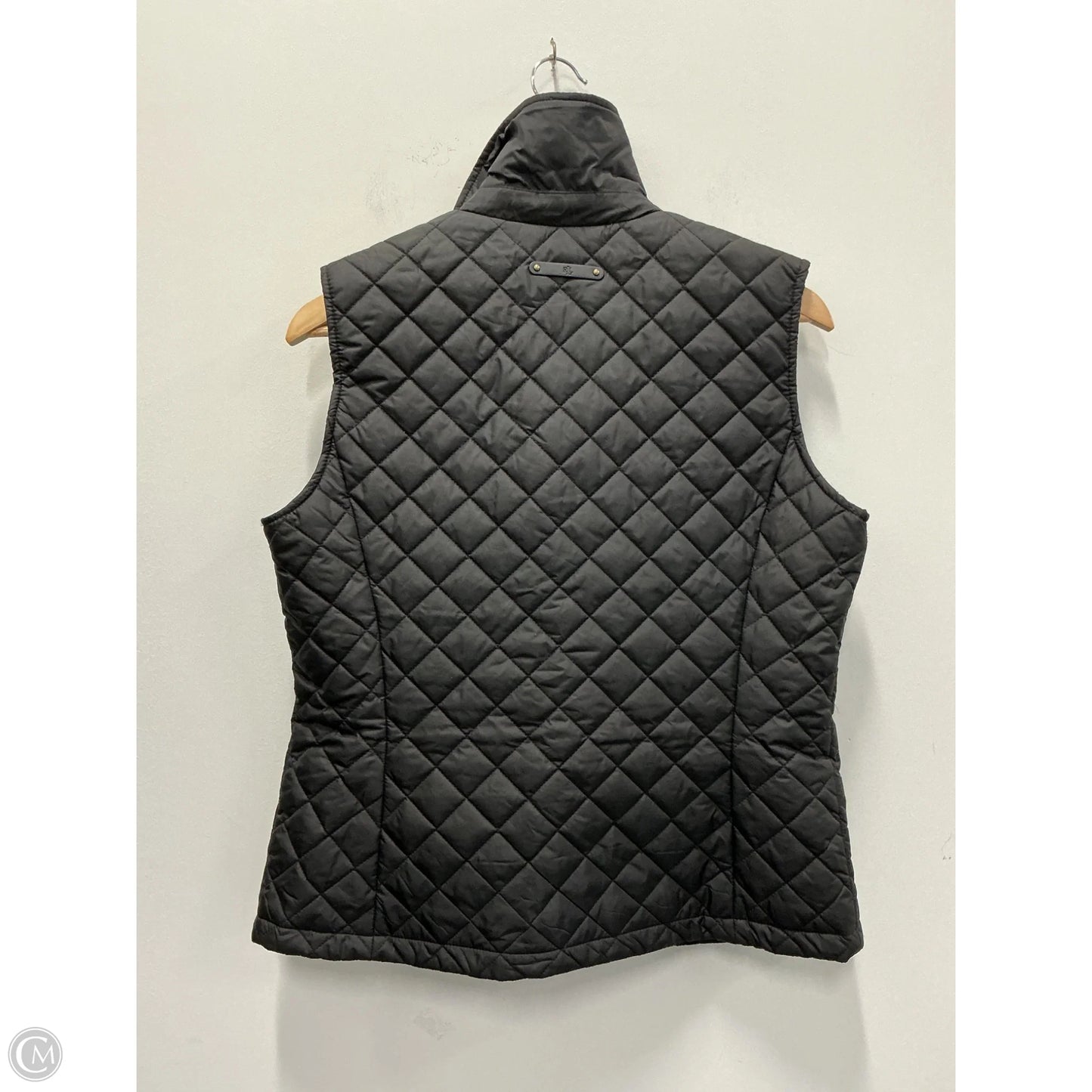 Vest Puffer & Quilted By Lauren By Ralph Lauren In Black, Size: M