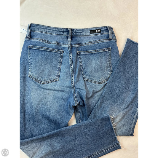 Jeans Skinny By Kut In Blue Denim, Size: 8