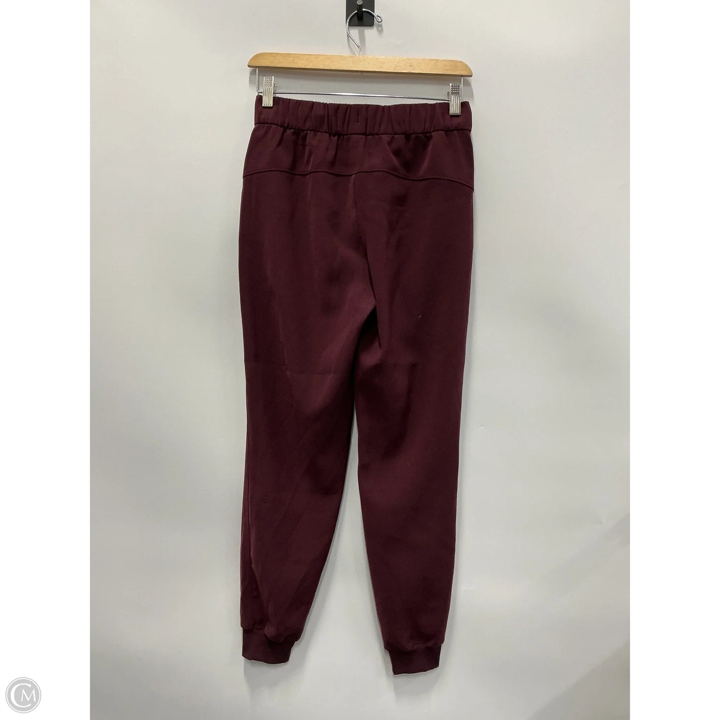 Athletic Pants By Lululemon In Maroon, Size: 4
