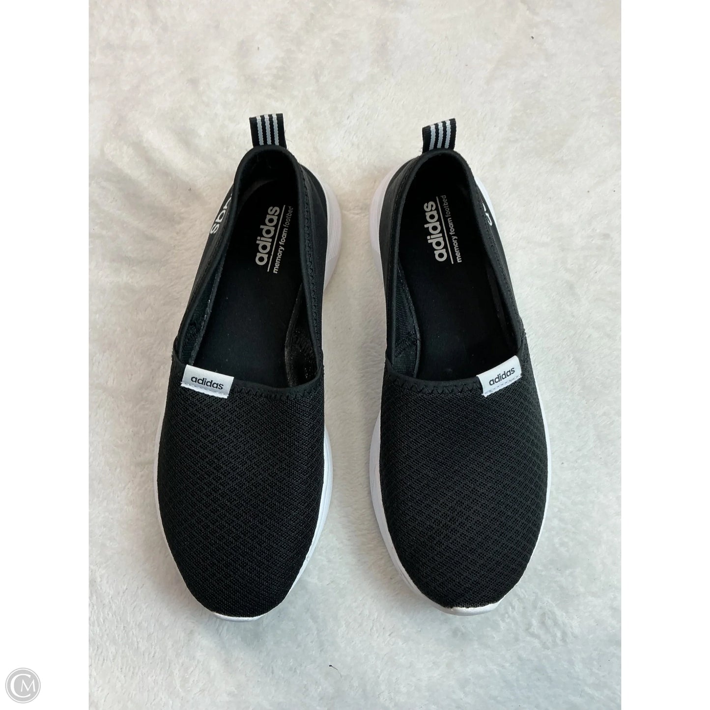 Shoes Flats By Adidas In Black, Size: 8