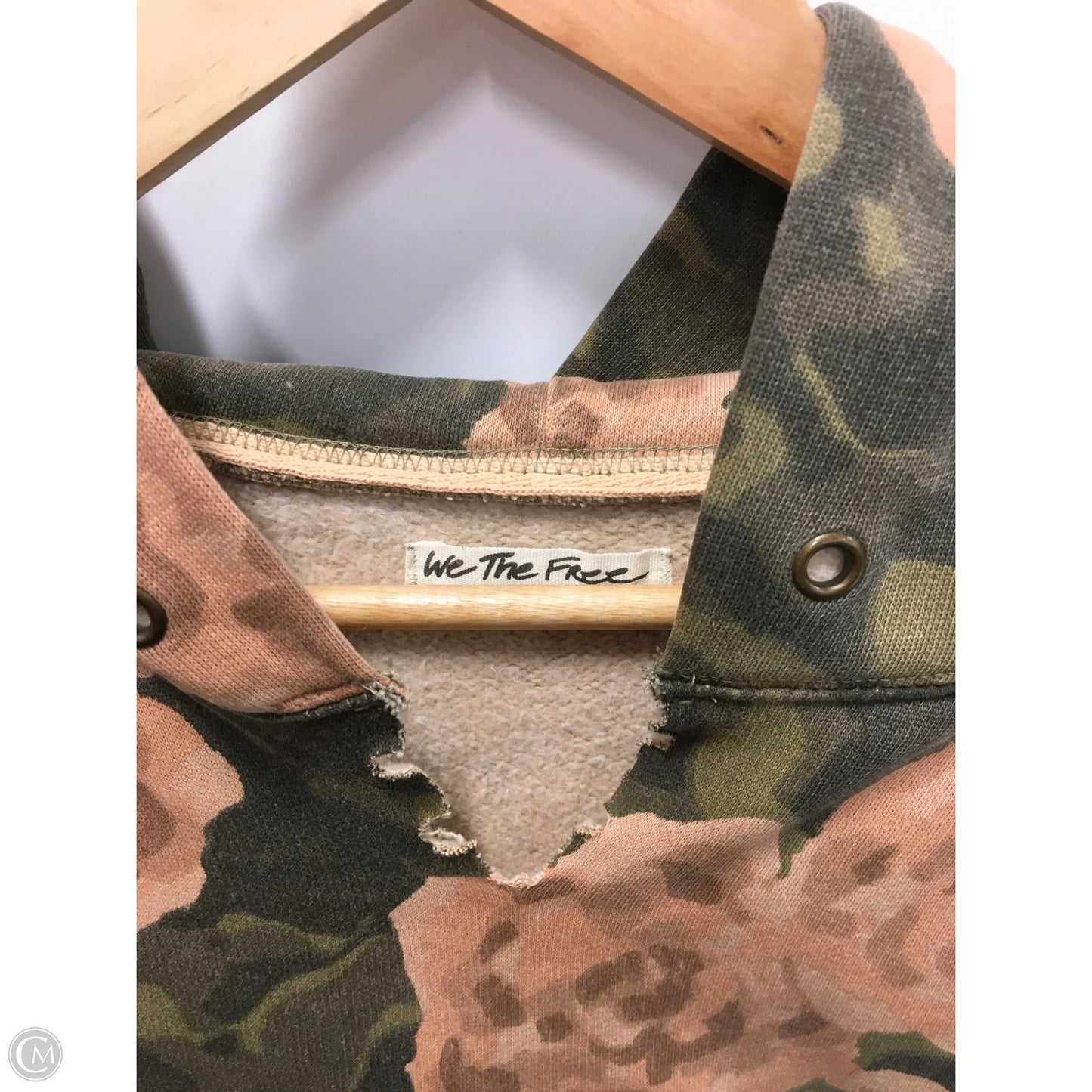 Sweatshirt Hoodie By We The Free In Green, Size: S