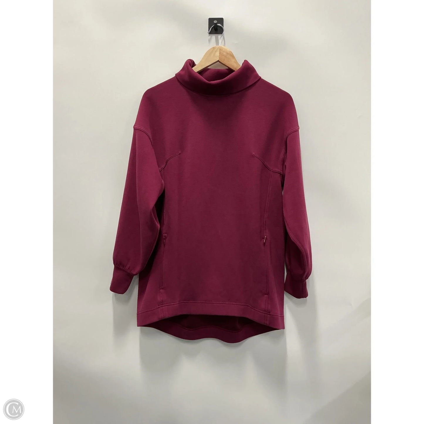 Athletic Sweatshirt Collar By Lululemon In Purple, Size: 4