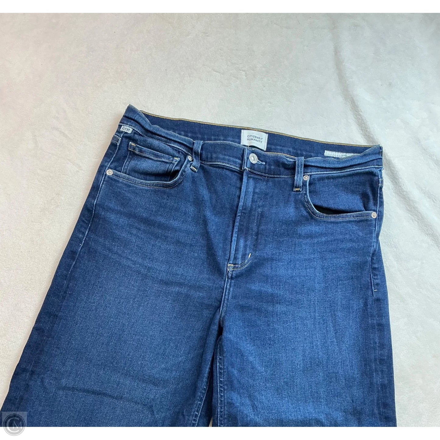 Jeans Wide Leg By Citizens Of Humanity In Blue Denim, Size: 8