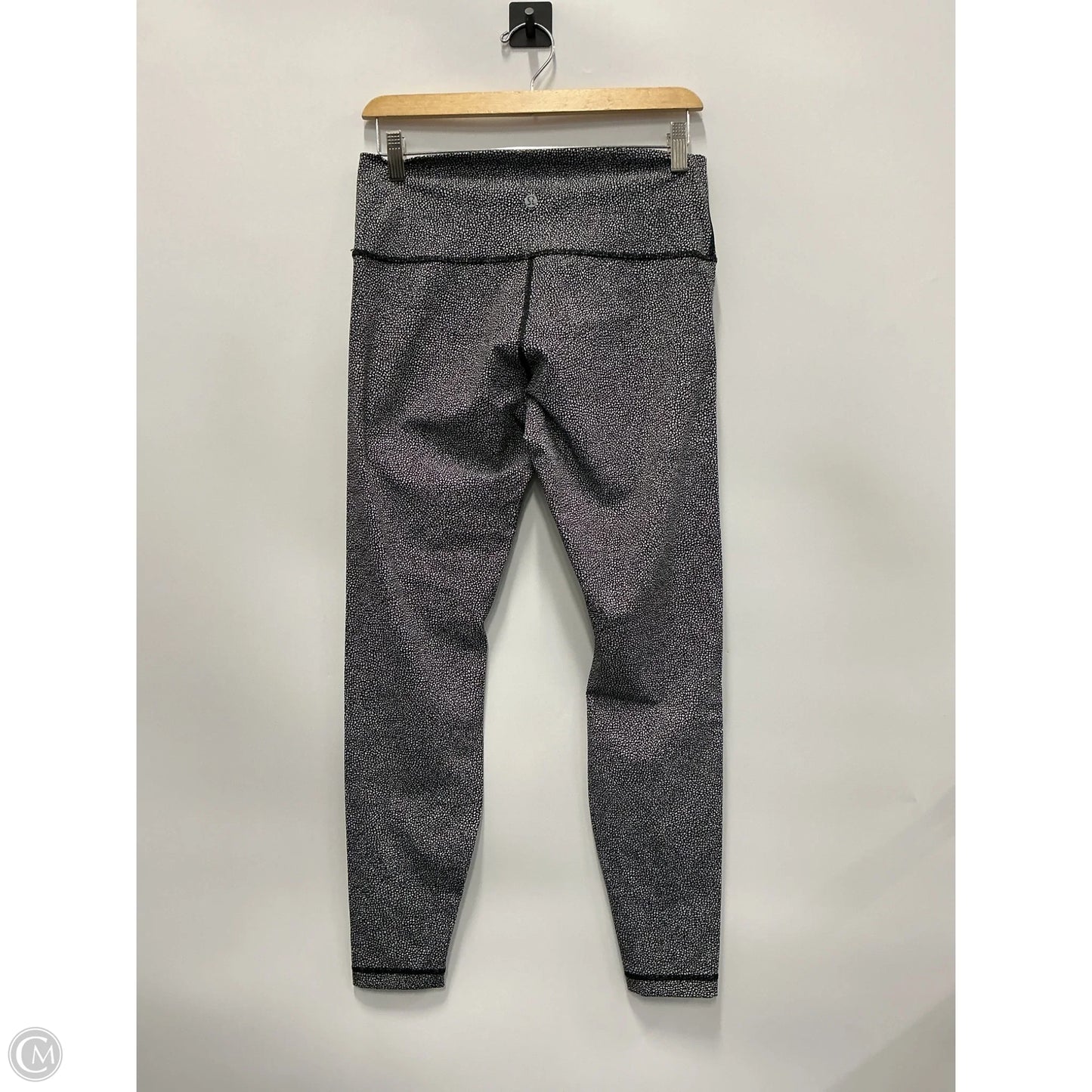 Athletic Leggings By Lululemon In Black & White, Size: 10