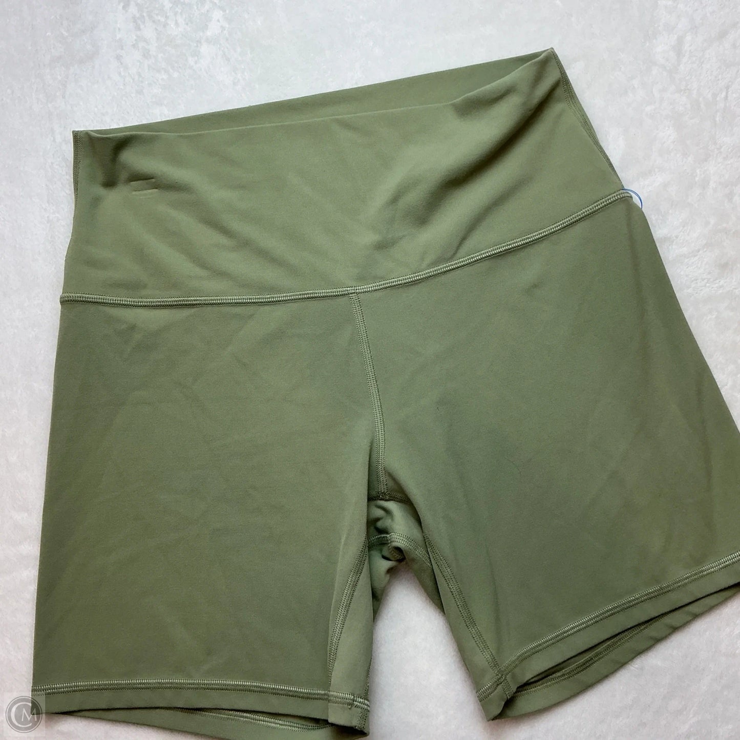 Athletic Shorts By Lululemon In Green, Size: 10