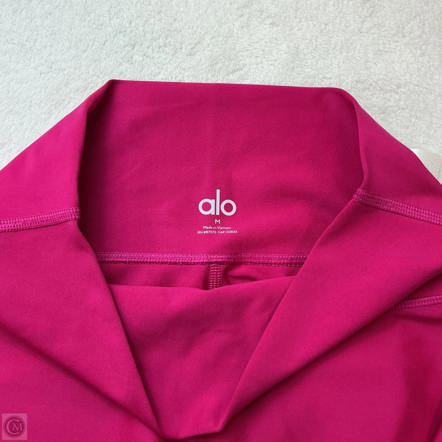 Athletic Leggings By Alo In Pink, Size: M