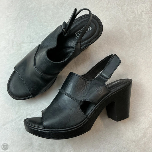 Sandals Heels Block By Born In Black, Size: 9