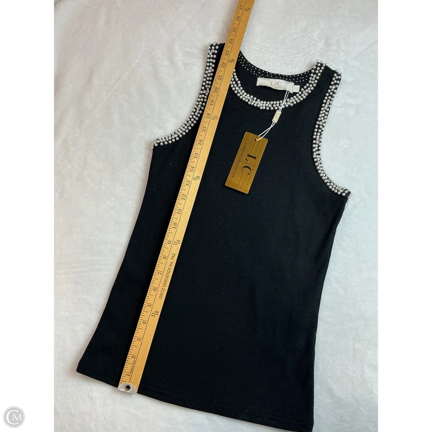 Tank Top By Clothes Mentor In Black, Size: M
