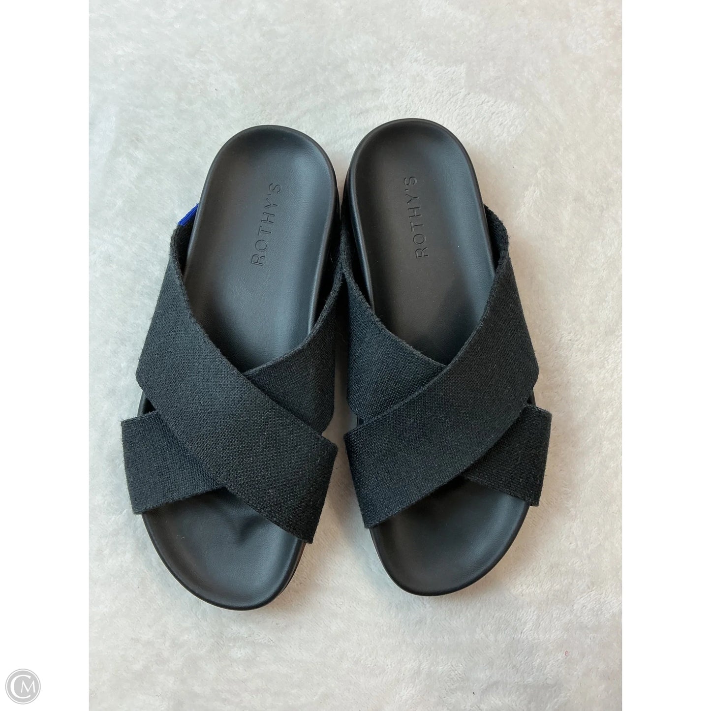 Sandals Flats By Rothys In Black, Size: 7.5