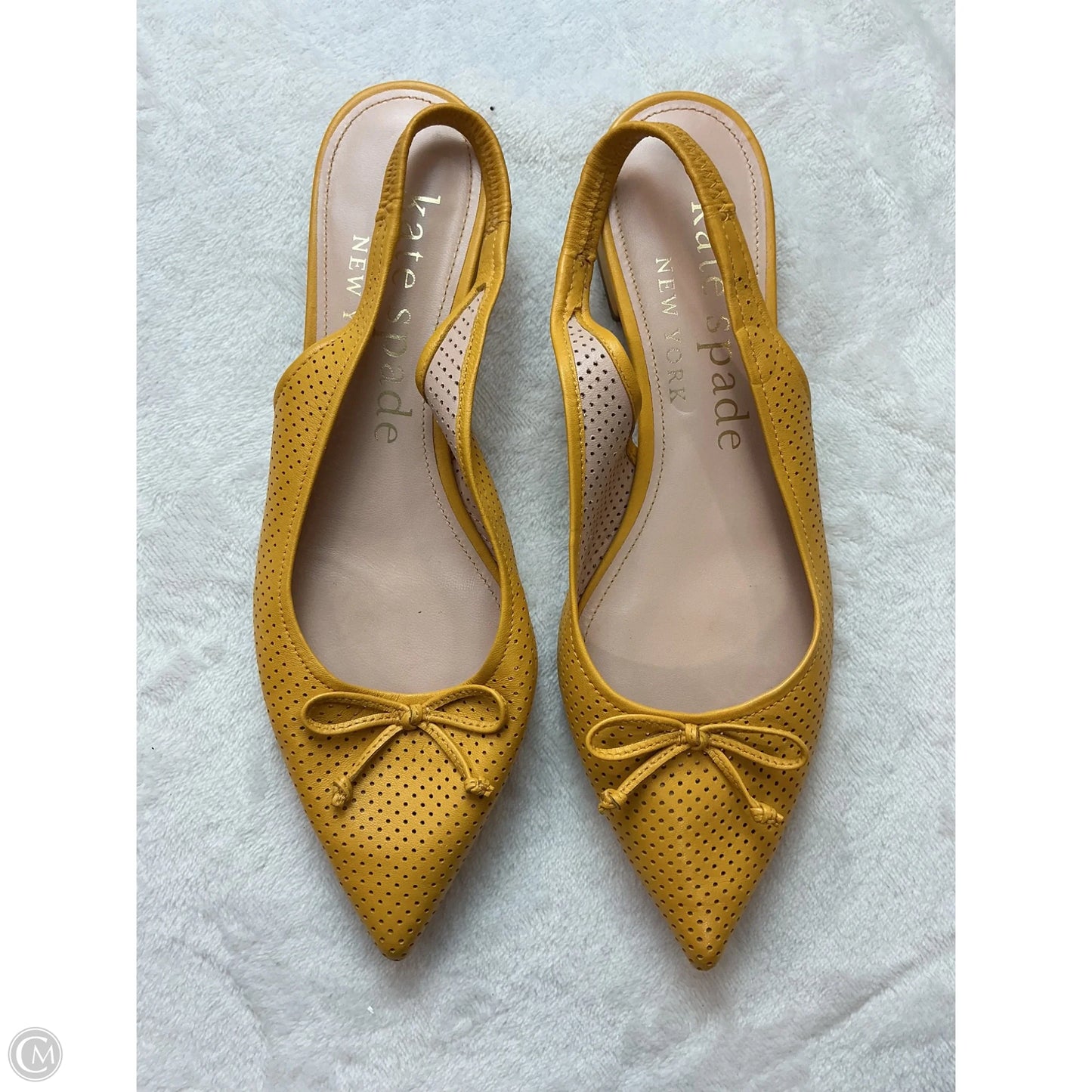 Shoes Designer By Kate Spade In Yellow, Size: 7