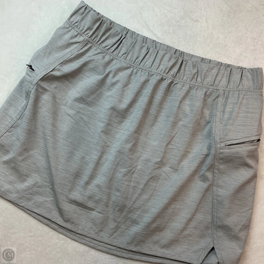 Athletic Skort By Calia In Grey, Size: L