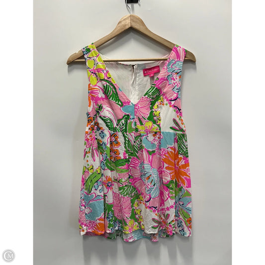 Top Sleeveless Designer By Lilly Pulitzer In Multi-colored, Size: M