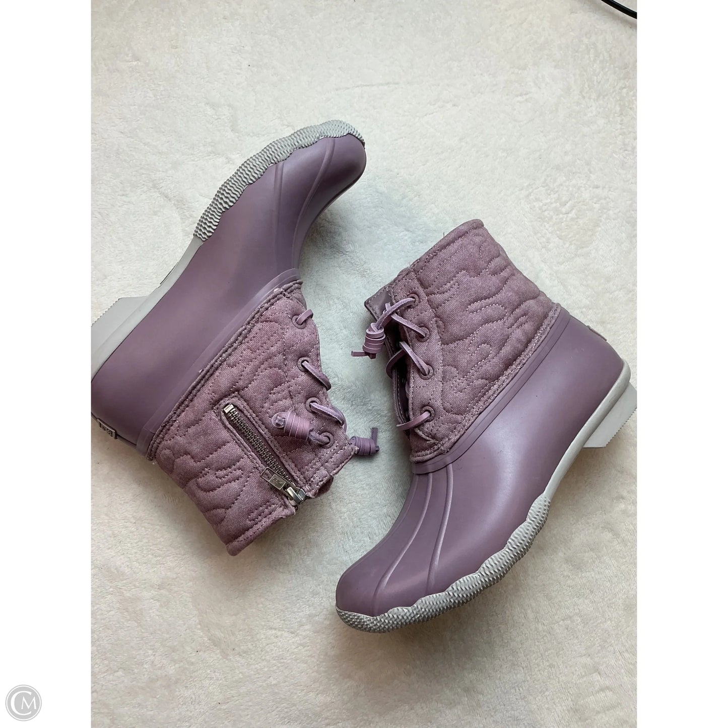 Boots Rain By Sperry In Purple, Size: 7