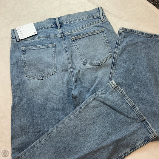 Jeans Wide Leg By Loft In Blue Denim, Size: 8