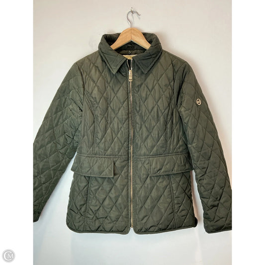 Jacket Puffer & Quilted By Michael By Michael Kors In Green, Size: M