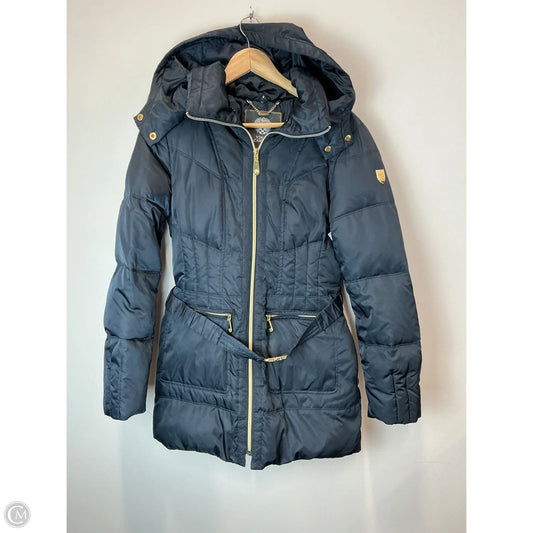 Coat Puffer & Quilted By Vince Camuto In Navy, Size: M