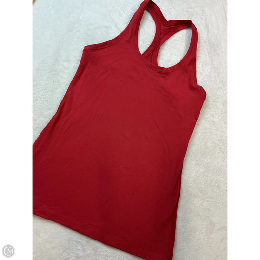 Athletic Tank Top By Lululemon In Red, Size: M