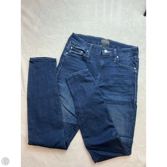 Jeans Skinny By Mother In Blue Denim, Size: 4