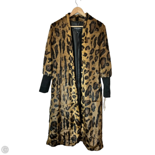 Coat Faux Fur & Sherpa By Clothes Mentor In Animal Print, Size: S