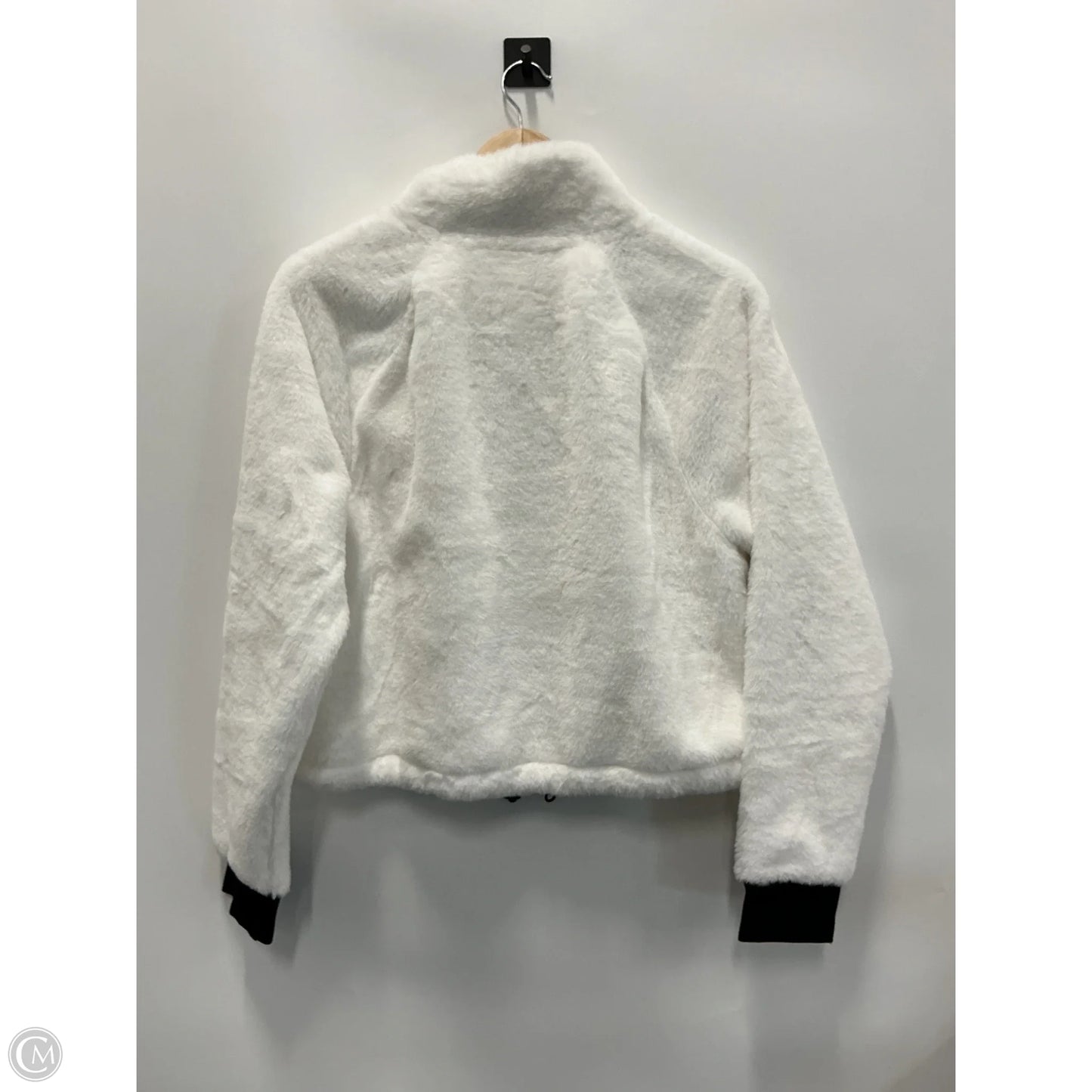 Athletic Sweatshirt Collar By Calvin Klein Performance In White, Size: L