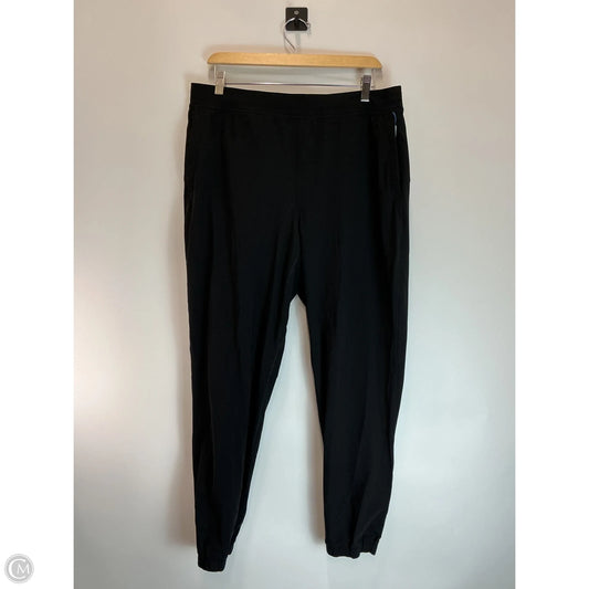 Athletic Pants By Lululemon In Black, Size: Xl