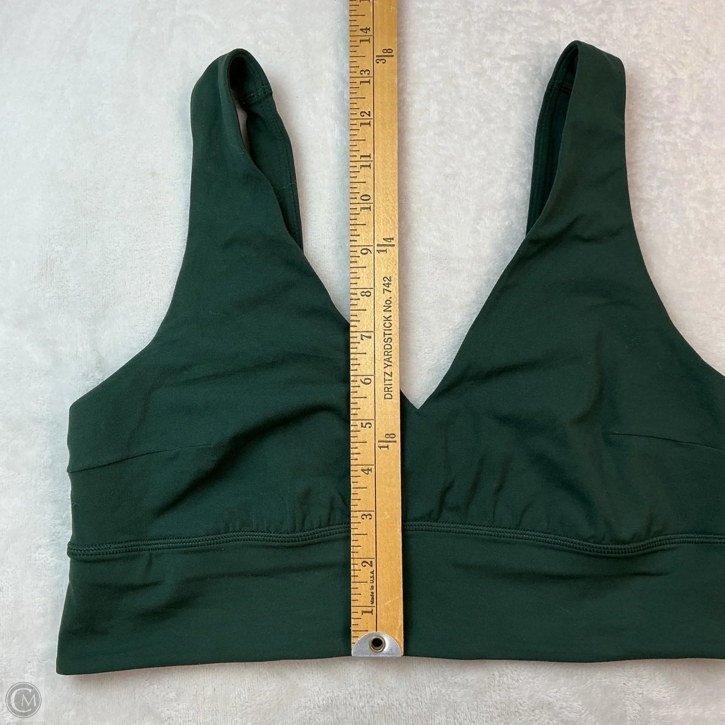 Athletic Bra By Lululemon In Green, Size: 12