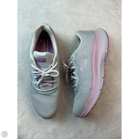 Shoes Athletic By Skechers In Grey, Size: 9