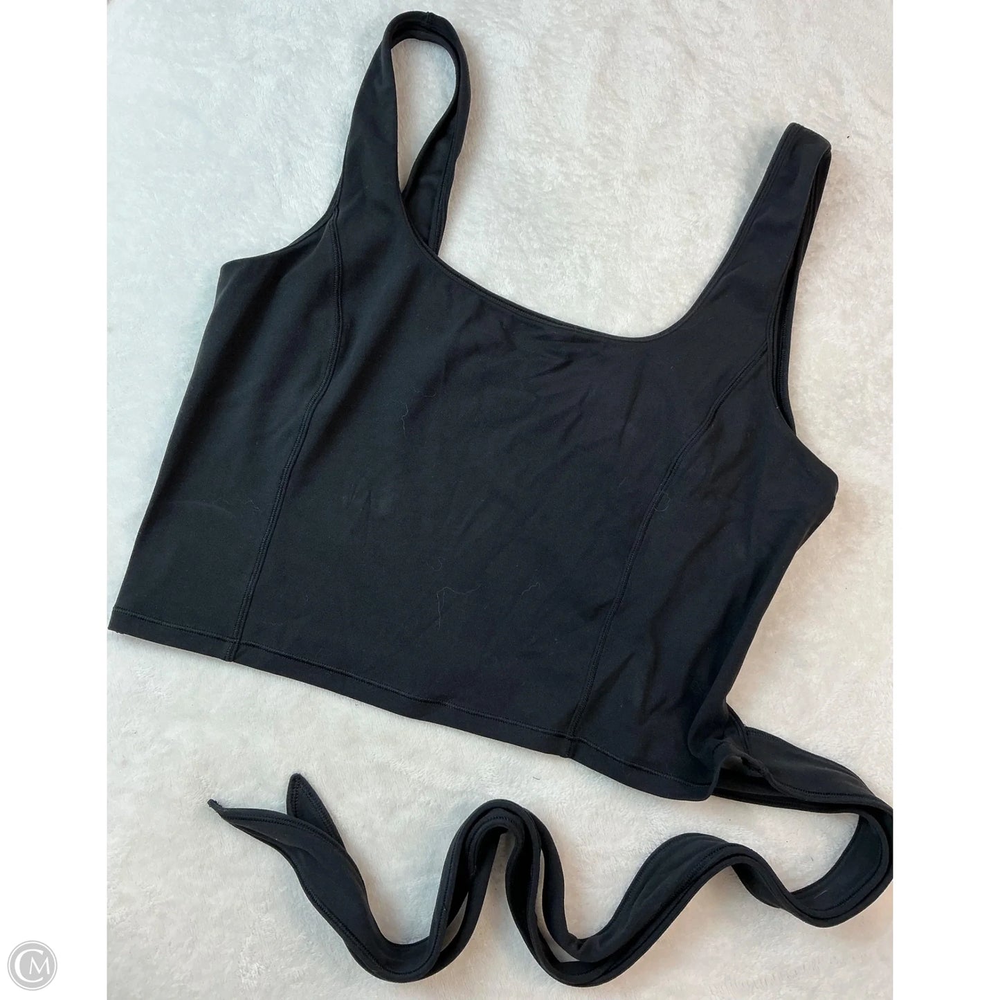 Athletic Tank Top By Lululemon In Black, Size: 4