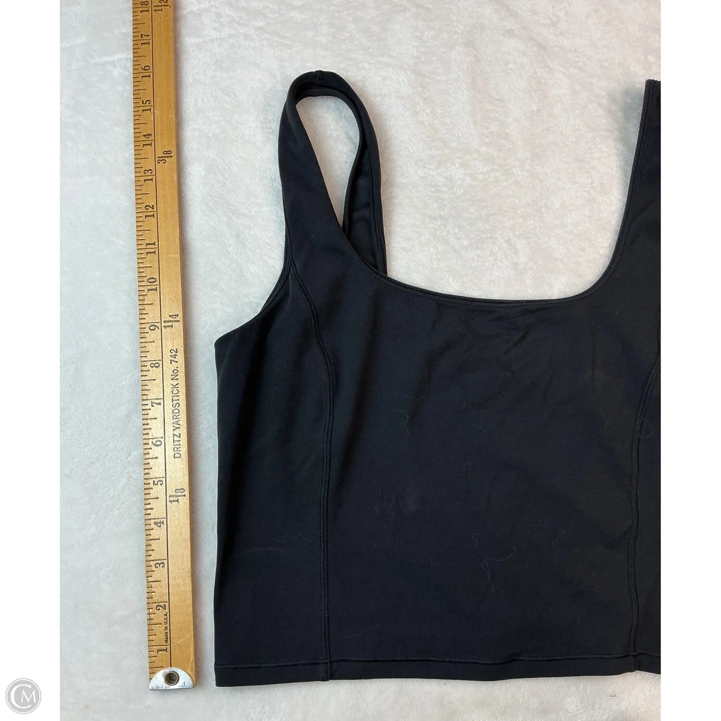 Athletic Tank Top By Lululemon In Black, Size: 4