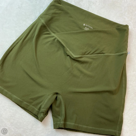 Athletic Shorts By Buffbunny In Green, Size: M