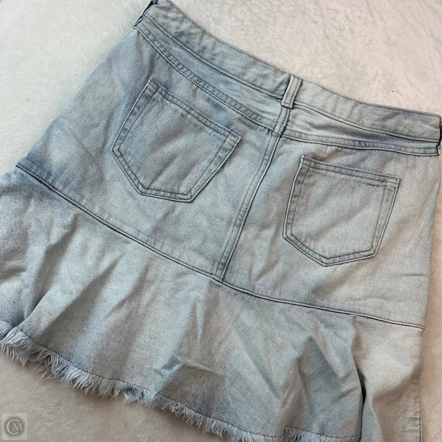 Skirt Designer By Michael Kors In Blue Denim, Size: 10
