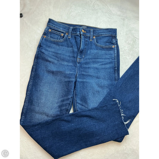 Jeans Straight By J. Crew In Blue Denim, Size: 4