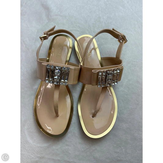 Sandals Flats By Michael By Michael Kors In Cream, Size: 6