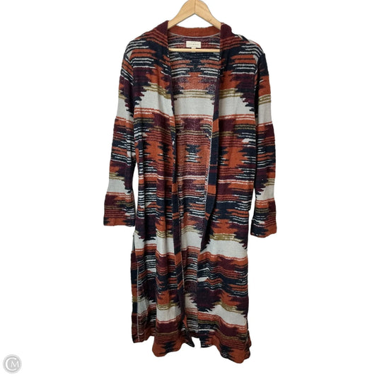 Cardigan By Lucky Brand In Multi-colored, Size: Xl