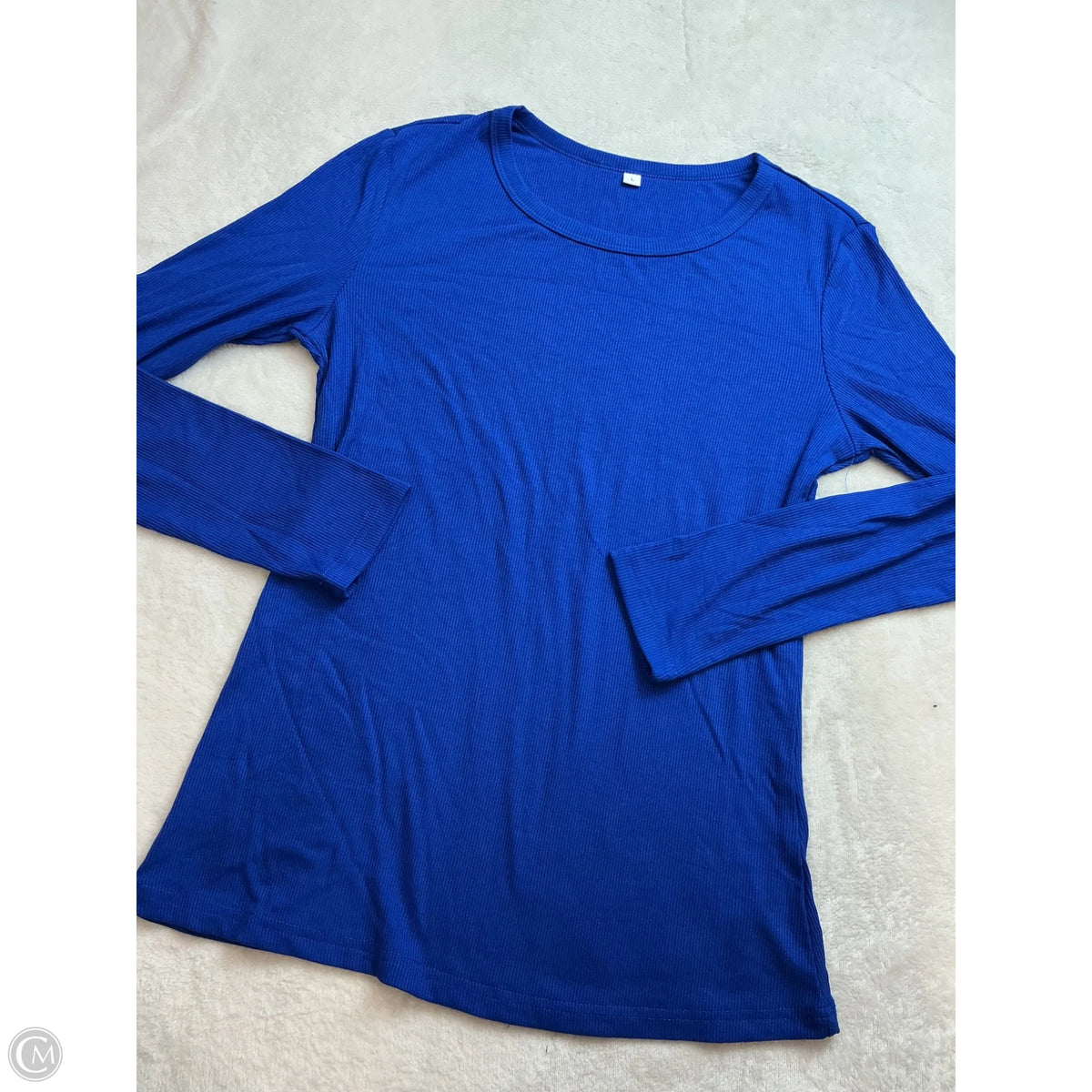 Top Long Sleeve Basic By Clothes Mentor In Blue, Size: L