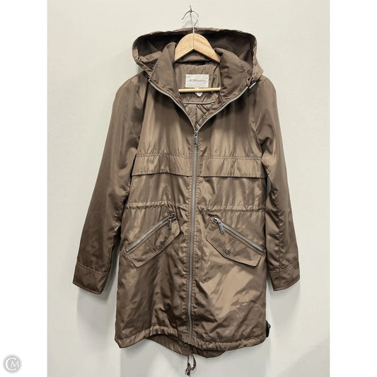 Jacket Windbreaker By Bcbgeneration In Taupe, Size: S