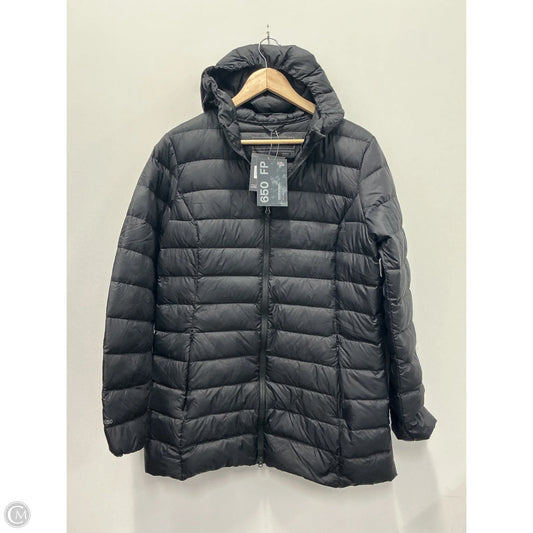 Jacket Puffer & Quilted By Eddie Bauer In Black, Size: L