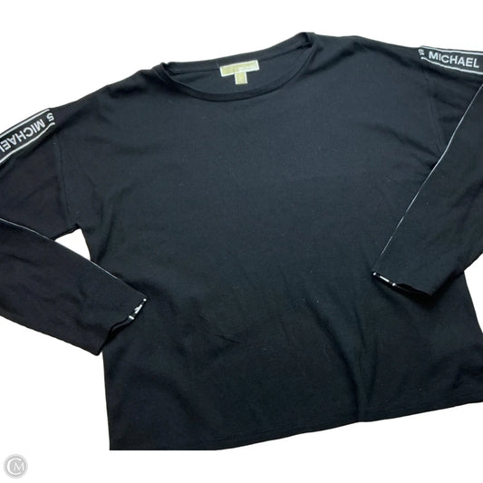 Top Long Sleeve By Michael By Michael Kors In Black, Size: Xl