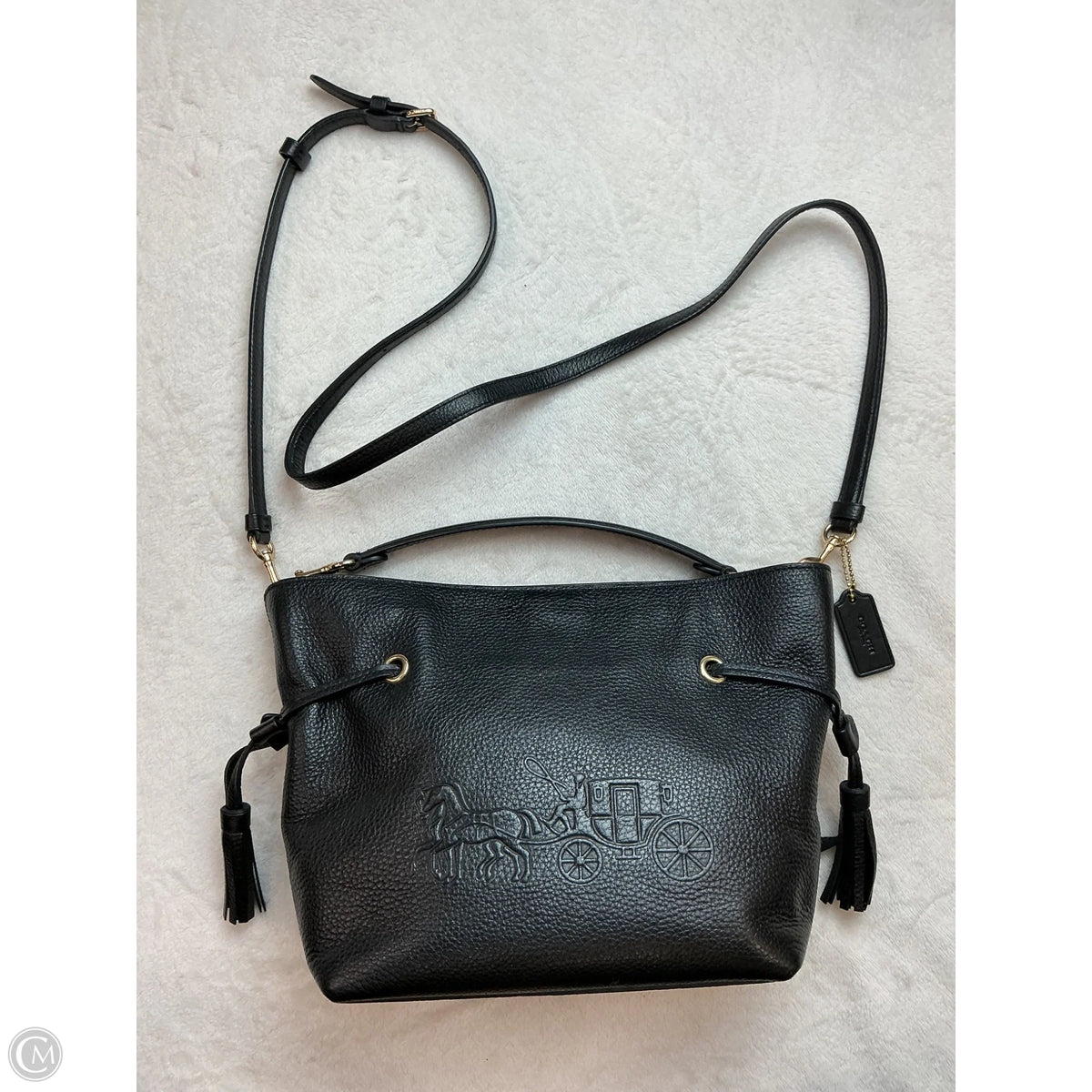 Crossbody Designer By Coach, Size: Medium