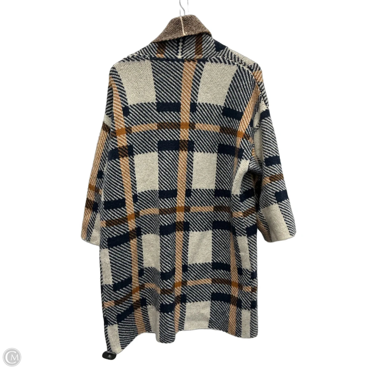Cardigan By Lovestitch In Plaid Pattern, Size: L