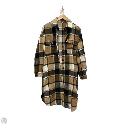 Dress Casual Midi By Clothes Mentor In Plaid Pattern, Size: M