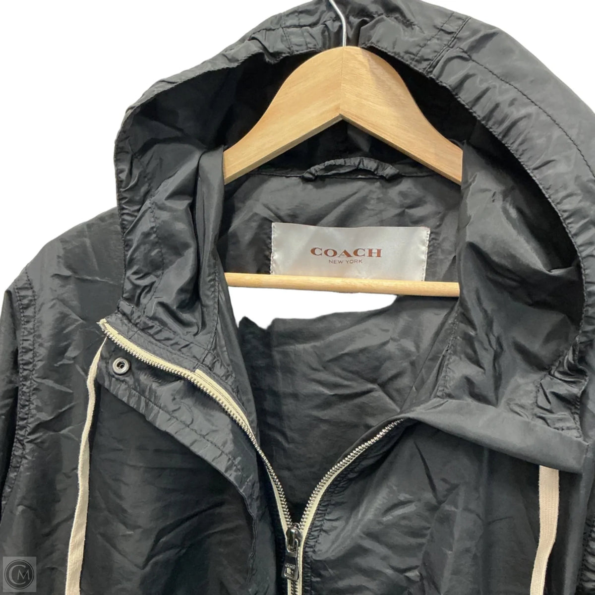 Coat Designer By Coach In Black, Size: L