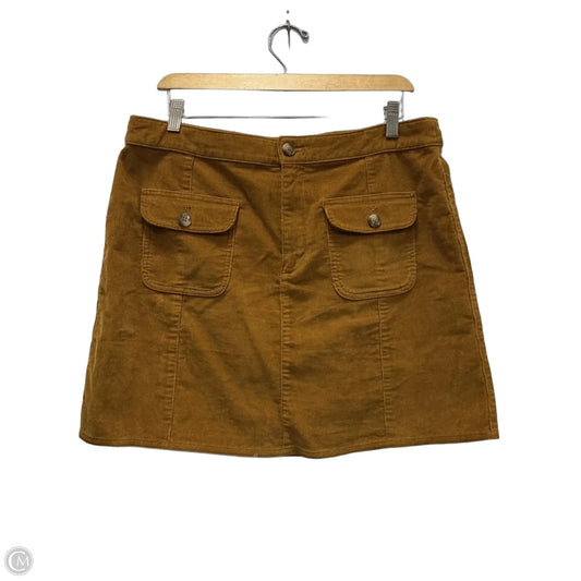 Skirt Mini & Short By J. Crew In Yellow, Size: 12