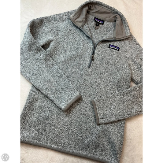 Athletic Sweatshirt Collar By Patagonia In Grey, Size: Xs