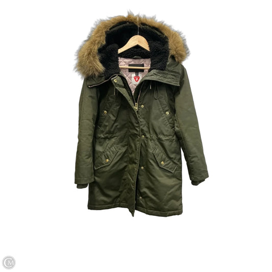 Coat Parka By J. Crew In Green, Size: Xsp