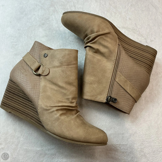 Boots Ankle Heels By Blowfish In Tan, Size: 8